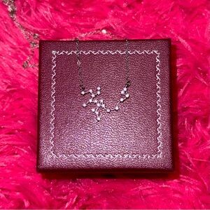 Sagittarius Constellation Astrology Silver Necklace